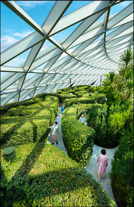 Jewel Changi Airport: Canopy Park Admission Ticket with Maze